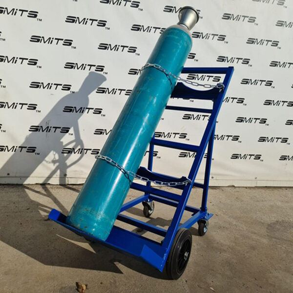 Carucioare transport pentru 2 butelii oxigen / gaze lant