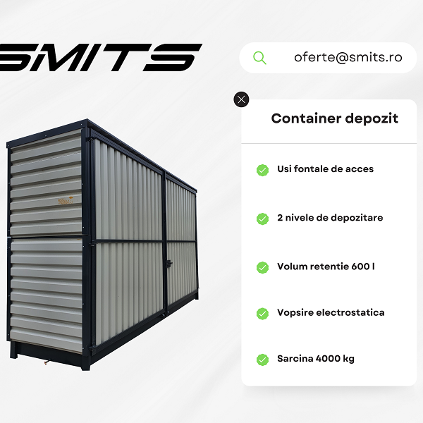 CONTAINER PENTRU BUTOAIE SI STOCARE SUBSTANTE PERICULOASE