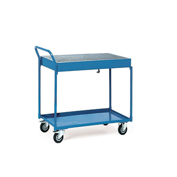 Carucior-pentru-spalat-si-degresat-piese-cu-tava-colectoare