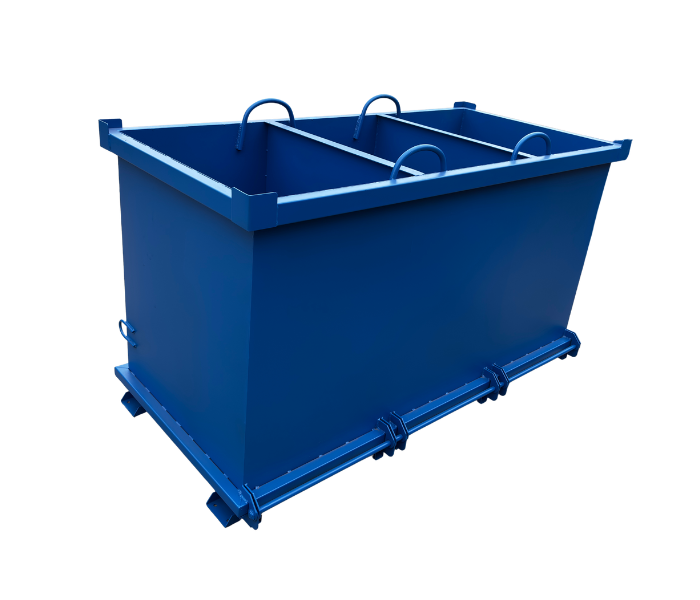 Container cu fund basculant » Carucioare marfa