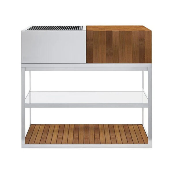 Gratar gradina cu 2 zone family